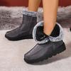 2025 Winter New Pure Color Women's Cotton Boots Fashion Anti-skid and Wear-resistant Warm and Comfortable Winter Women' Boots