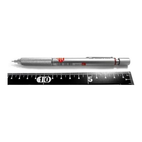 Mitsubishi Pencil Shift 0.9 Mechanical Pencil, Drafting Type, Silver M91010.26 - Twist To Retract Tip, Prevents Pen Case Stains and Lead Breakage,