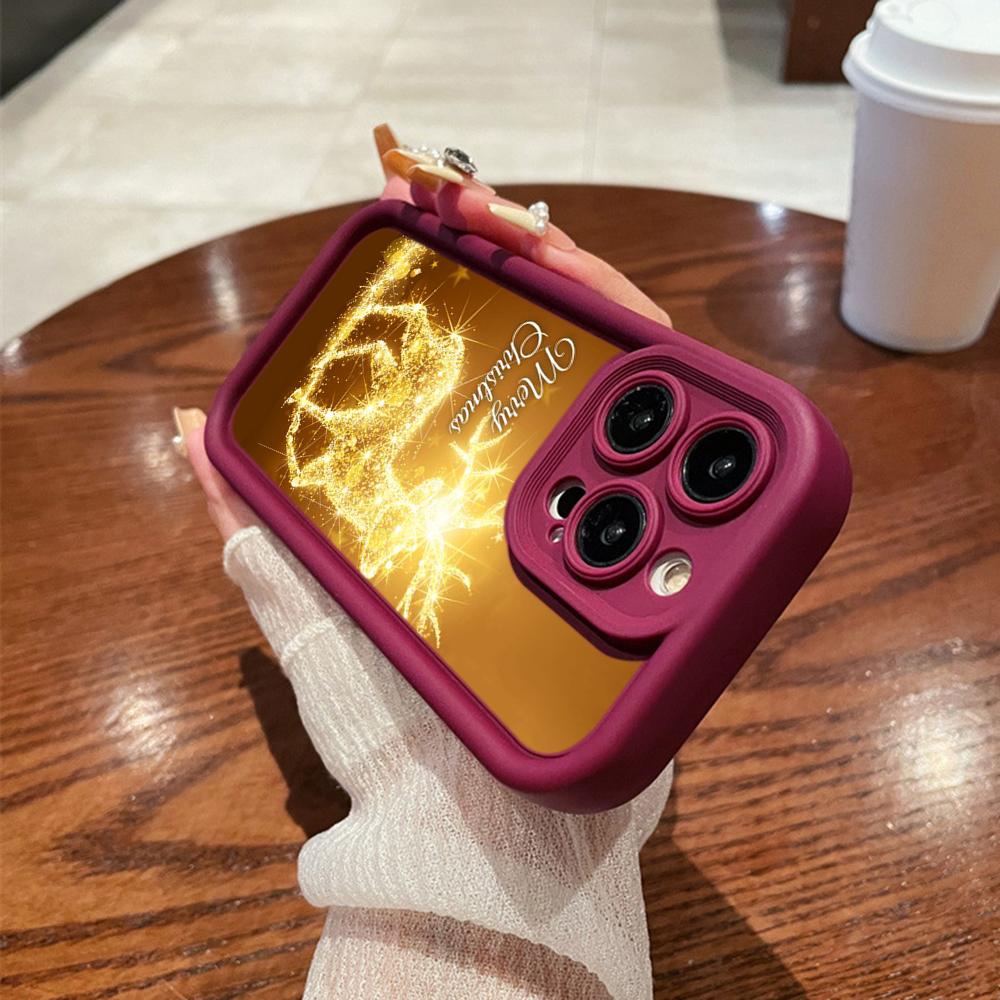 

Чехлы для телефонов Ae121 Merry Christmas Santa design art для Samsung M54 A72 M23 Moto G30 Google Pixel 9 OnePlus 11 Tecno Angel Eye Ladder Protective Cover itel P55 5G