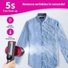 2-in-1 Portable Garment Steamer & Iron, 15s Fast Heat-up 1200W with Large Ceramic Panel, Quick Wrinkle Removal, 110-120V