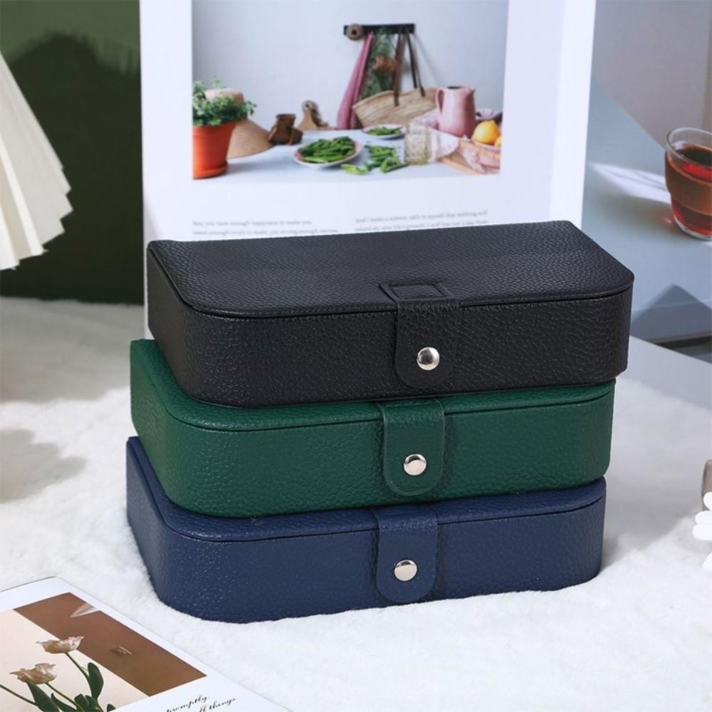 Portable Travel Jewelry Organizer Box Earring Ring Necklace Display Holder  Girlfriend Gift