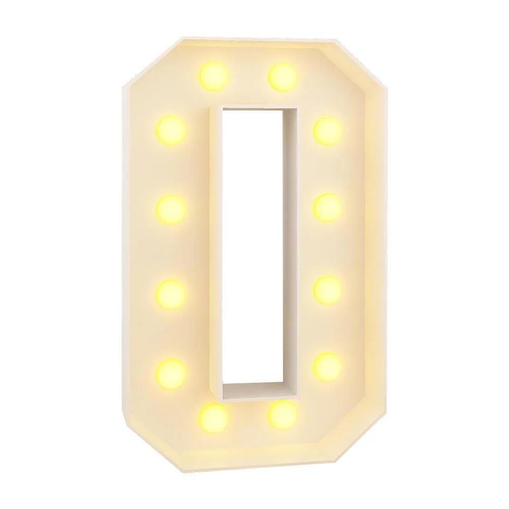 0-9 Numbers LED Light Balloon Light Up Balloons 91cm Balloon Filling Box LED Lighted Giant Numbers Lighted Marquee Numbers