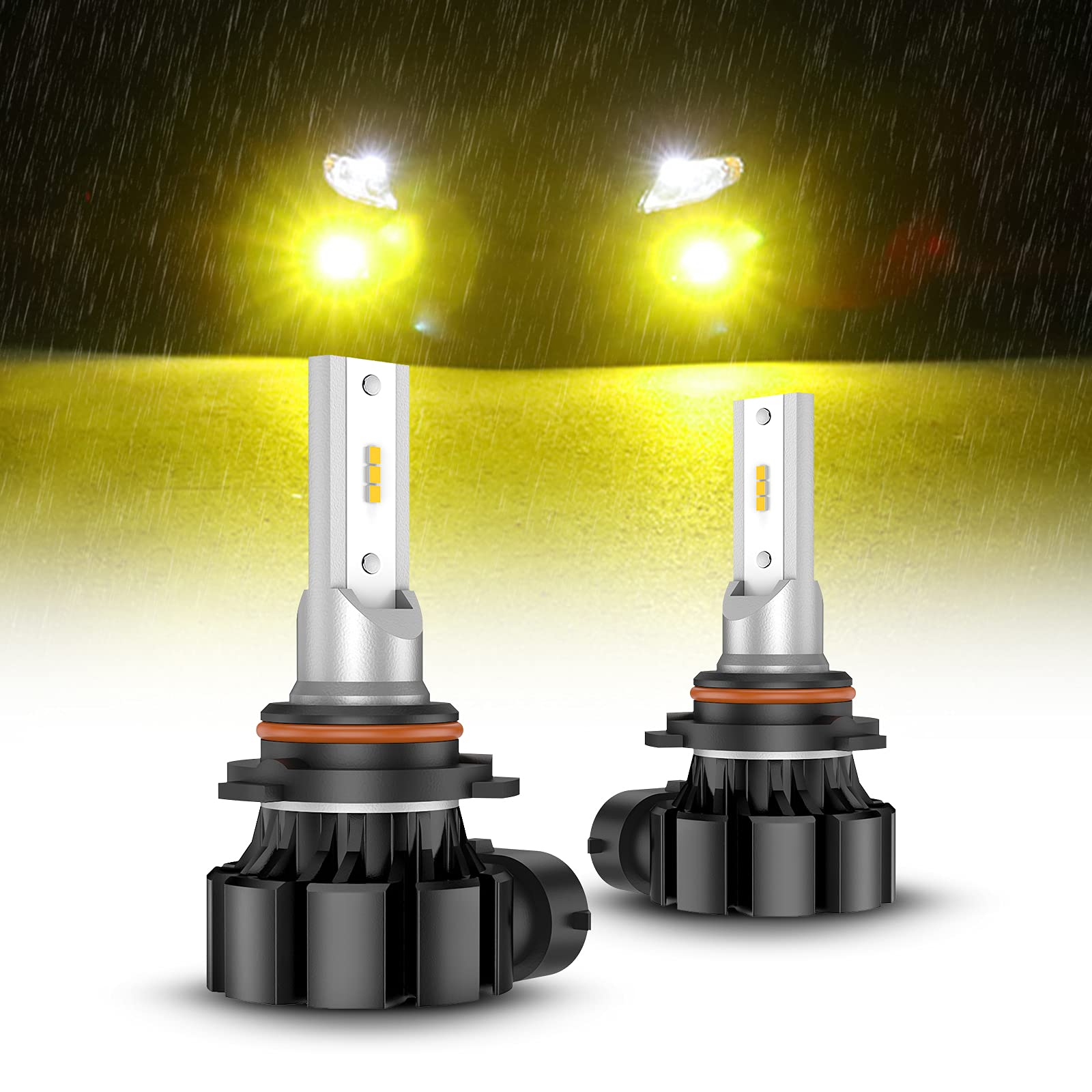 

SEALIGHT Fog Lamp, LED HB4/9006 Bulb, Yellow Fog, 8000 LM, 30W, CSP Chip, 3000K, 9006/HB4 жёлтый