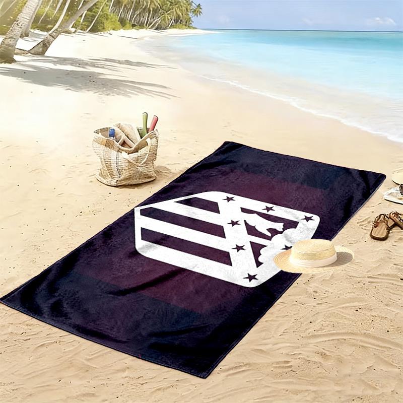 Club Atletico De Madrid2 Print Beach Towel, Large Soft Quick Dry Towel for Beach Camping Swimming