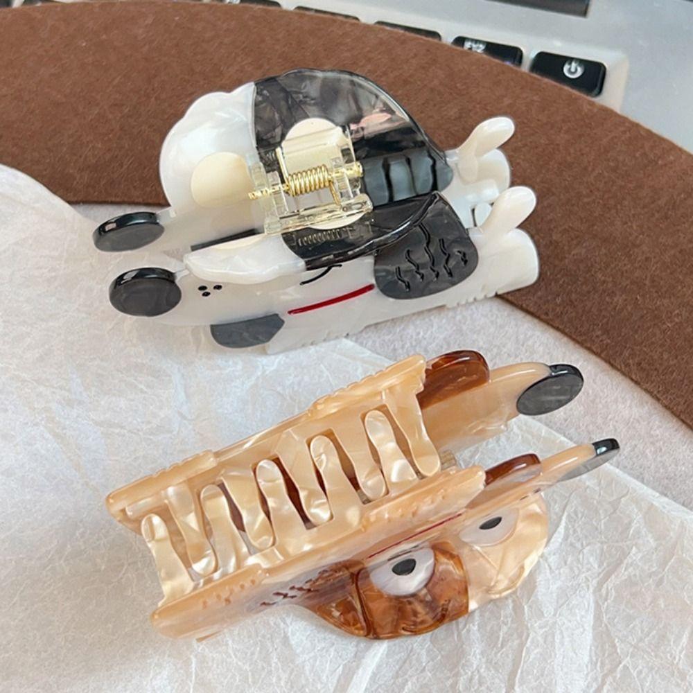 Headwear Cartoon Animal Hair Clip Lovely Geometry Shark Clip Lovely Puppy Hair Claw  Daily