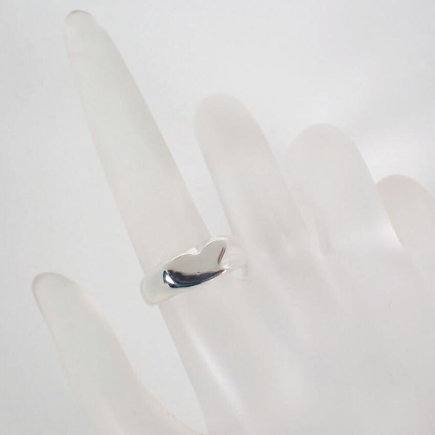 [Used] TIFFANY 925 Signet Heart Ring / Size 9 / j18-5