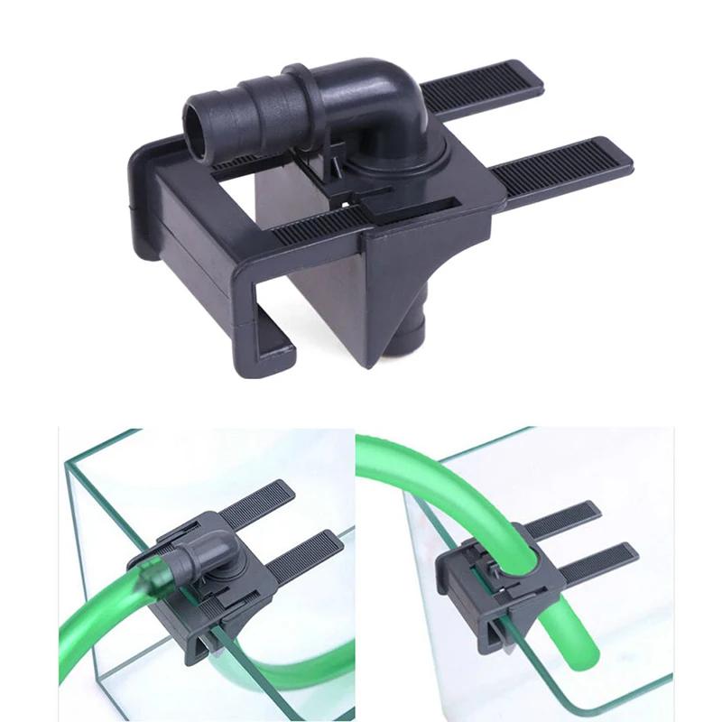 Aquarium Water Pipe Connector Fish Tank Mount Holder Inflow Outflow Stretchable