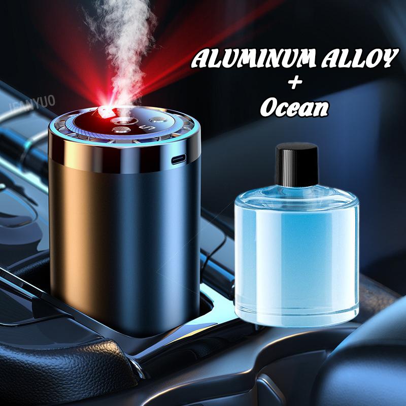 5Modes Car Air Freshener Electric Auto Aroma Diffuser Car Air Vent Essential Oil Mist Humidifier Fragrance Diffuser Aromatherapy