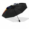 1pc Halloween Spooky Automatic Folding Umbrella, Lightweight Retractable Compact Travel Umbrella, 8-Rib Sturdy Frame077
