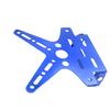 Motorrad Kennzeichenhalter Winkelverstellung Klappbar Blau Motorrad Kennzeichenhalter