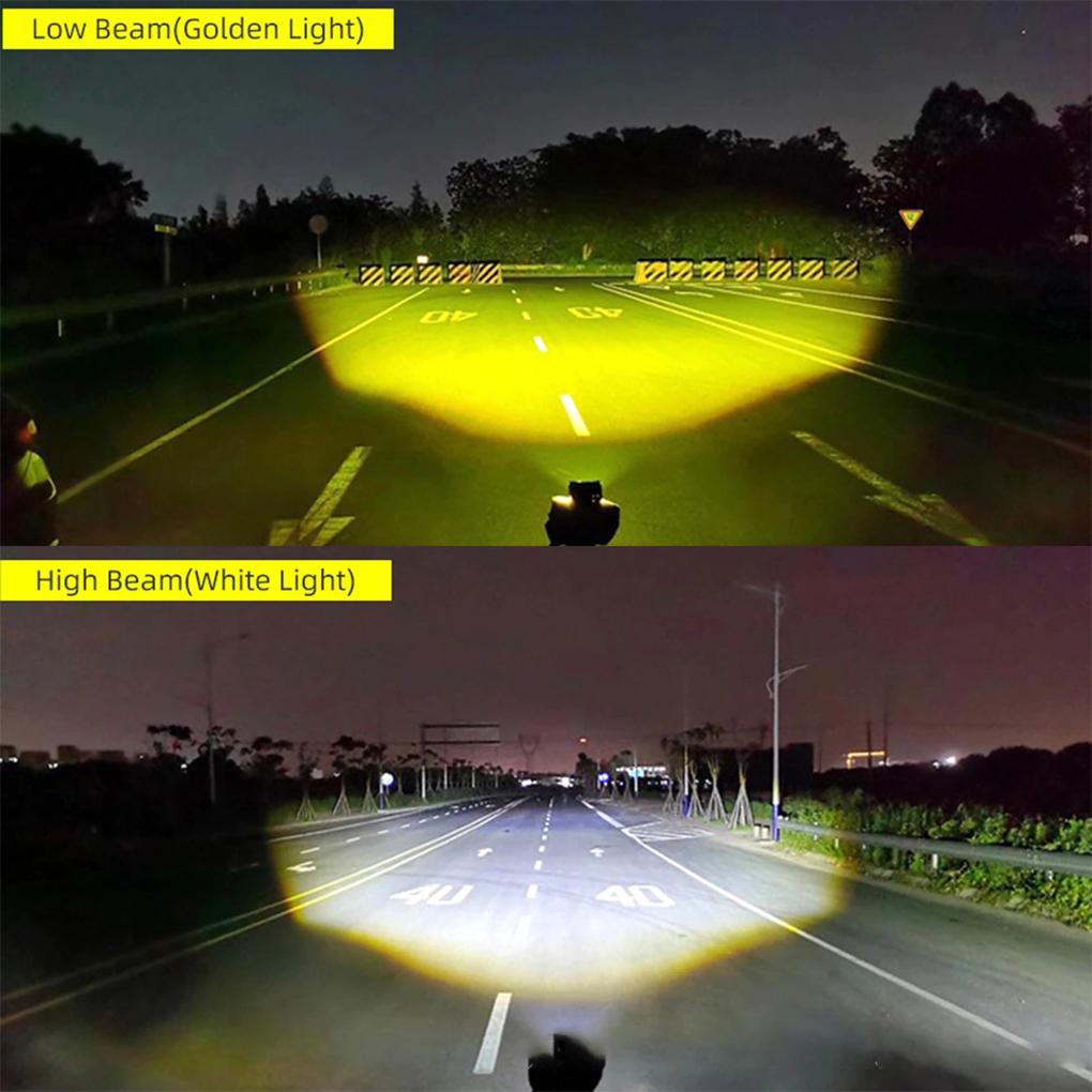 1 Pair Motorcycle light 30W 12000lm Detachable External Drive lamp Spotlight Lighting Supplies with Mounting Screws