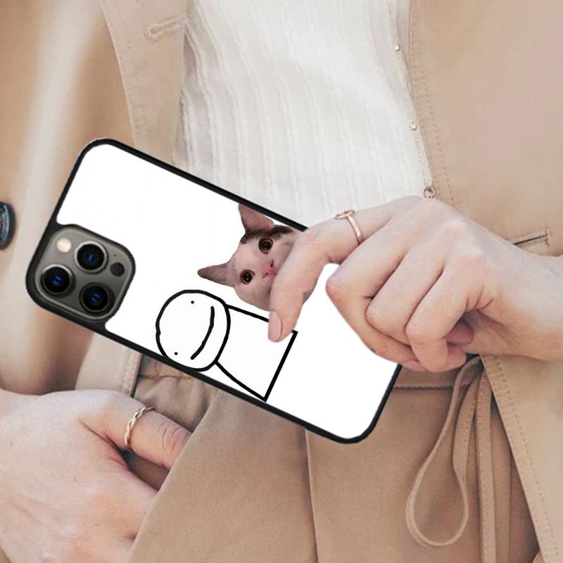 Beluga Cat Meme Face Smiling Magnetic Phone Case For APPLE iPhone 17 Air 16 14 13 12 Pro Max 15 Plus Wireless MagSafe Cover