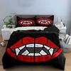 "Vampire Theme Decor Set" Bedding Set with 1 Duvet Cover 2 Pillowcases Single Double King Queen, Gift
