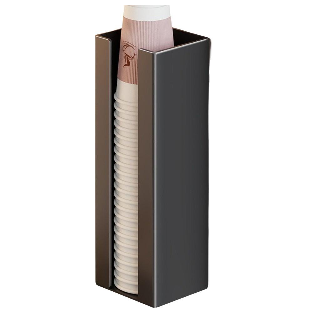 Wall Mounted Magnetic Disposable Cup Holder Large Capacity Paper Cup Organizer  Refrigerator