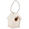 Wooden Birdhouse Kit DIY Paintable Birdhouse Building Kit for Kids Own Crafts DecorationCarving