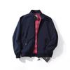 Mens Vintage Flight Jacket Casual Stand Collar Workwear Solid Color All-match Outerwear