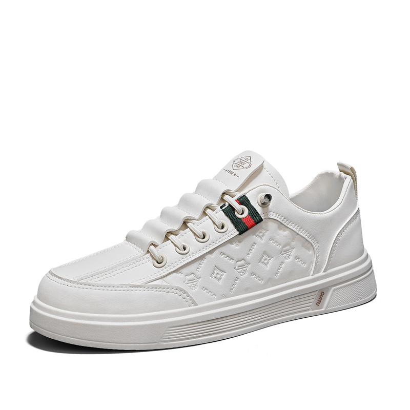 

Мужские кроссовки Дизайнерские Повседневные Легкие Кожаные Тисненые Дышащие Туфли Мягкие Универсальные Обувь для Скейтборда Zapatillas 44