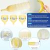 Men's External Catheter Kit, 3 Urine Bags + 3 Catheter Sheaths Set, Disposable Collection Bag with Anti-Leak, Hospital & Home Care