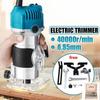 Wood Electric Trimmer Wood Laminate Palm Router 35000Rpm Electric Hand Trimmer Edge Joiners Woodworking Tool 1280W