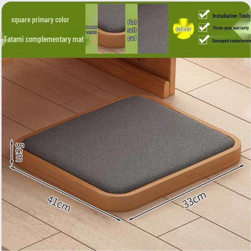Bamboo Tatami Folding Coffee Table, Japanese-Style Low Table for Windows & Balconies
