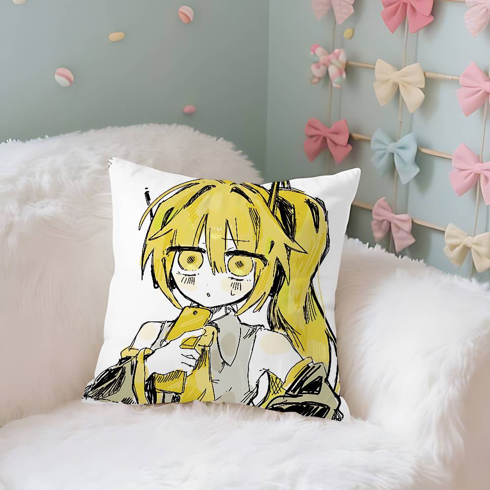Virtual Singer A-Akita N-Neru Case Plush Fabric Soft Pillowcase Double Sided Print Cushion Cover Household Gifts