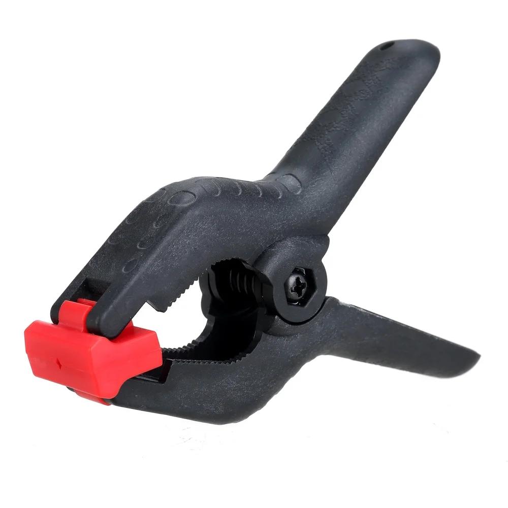 4-teiliges 4-Zoll-Federklemmen-Set Schwerlast Rutschfeste Kunststoffklemmen Holzbearbeitung Handwerk Heimwerkerarbeiten Kunst Fotografie