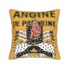 Angine De Poitrine Square Pillow Covers Polyester Car Sherpa Mantra Cushion Cover Cute Decor Throw Pillow Case