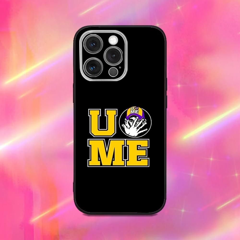 

J-John C-Cena Wrestler Phone Case For iPhone 16,15,14,13,12,11,Pro,Max,Plus,X,XS,XR,SE,8,7,Mini,Soft Silicone Black Case iPhone13