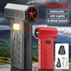 Digital Display Powerful Air Blower Brushless Motor Electric Air Duster Turbo Violent Fan Keyboard