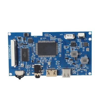 LCD Display Touch Panel Driver Board Adopt AT070TN92 Definitioned 50PIN TTL 3.0 800x480 and Double Color LED Lighting