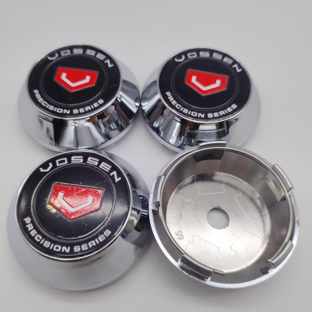 4Pcs/set Vossen Logo Centre Caps For Rims 60mm 64mm 65mm 68mm 69mm Wheel Hub Caps Wheel Covers Car Rims Tire Accessories