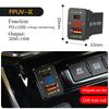 QC PD 3.0 USB Car Charger Auto Mobile Phone Charger Adapter Fast Charging LED Voltage Display for Toyota Series