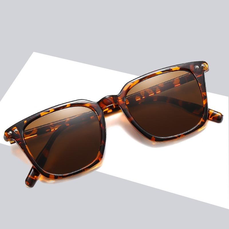 Small Square Frame Sunglasses Fashionable Personality Retro Sunglasses Men's Business Casual Sunglasses