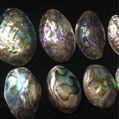 Set di orecchini pendenti in conchiglia di abalone naturale: 40x50mm e 18x25mm per gioielli fai da te