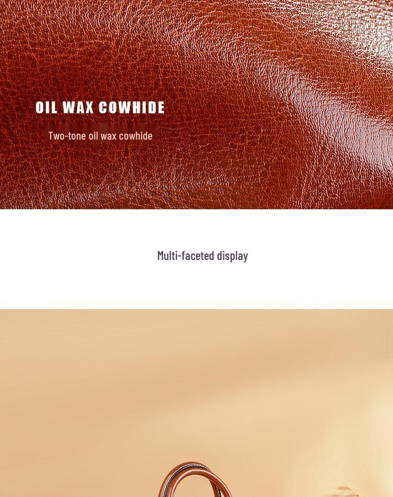 Spring 2025 Women's Leather Crossbody Shoulder Bag - Genuine Cowhide Casual Handbag for Ladies