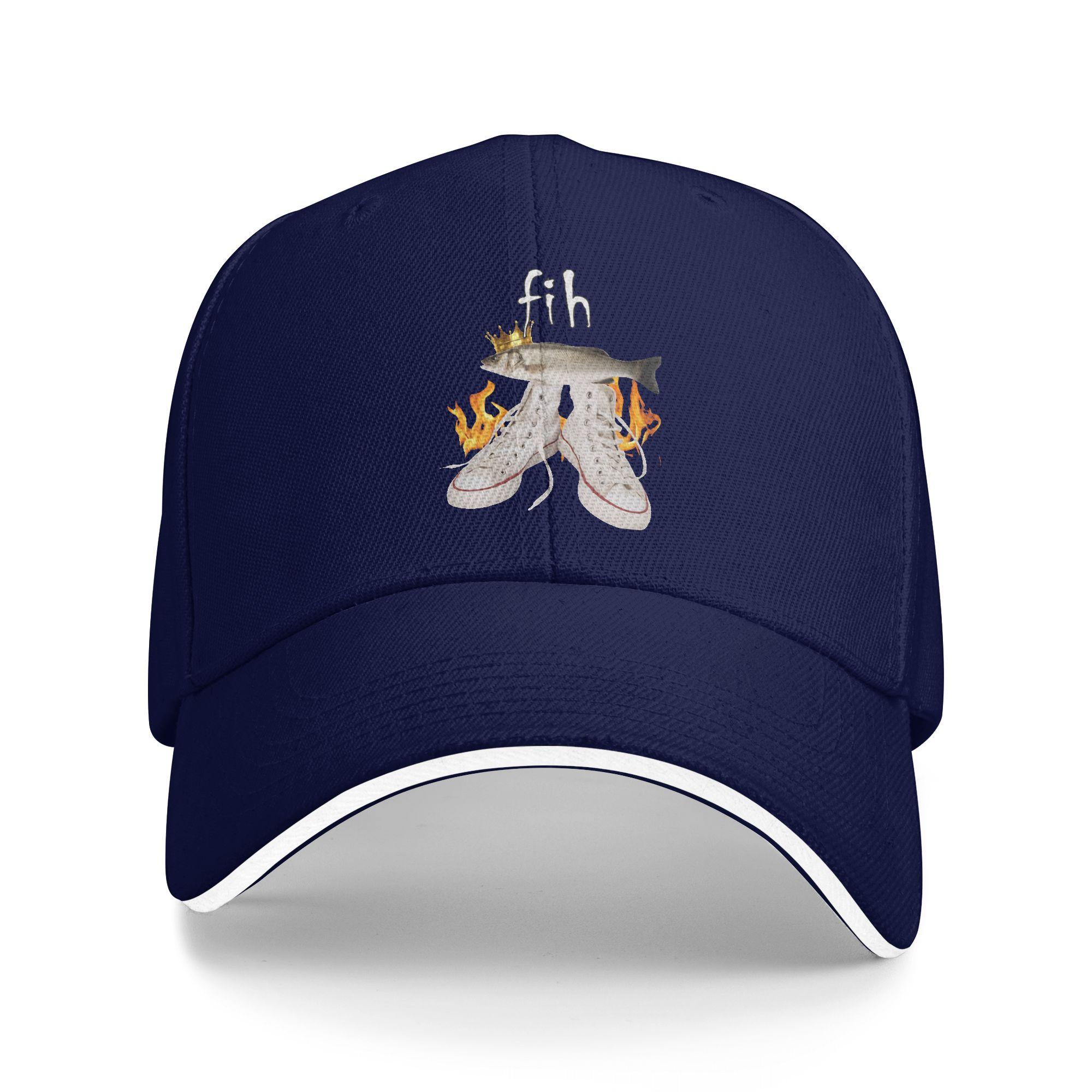 

Fih Funny Fish Meme Casual Baseball Cap Spring Trucker Hat Breathable Outdoor Sports Hip Hop Hats Women Men y2k Baseball Caps One Size