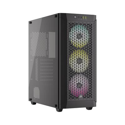 CORSAIR 480T RGB Airflow Tempered Glass Mid-Tower PC Case, Black CC-9011272-WW