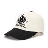 ULUK Will O' The Wisp Embroidered Cotton Color Block Ball Cap_Black