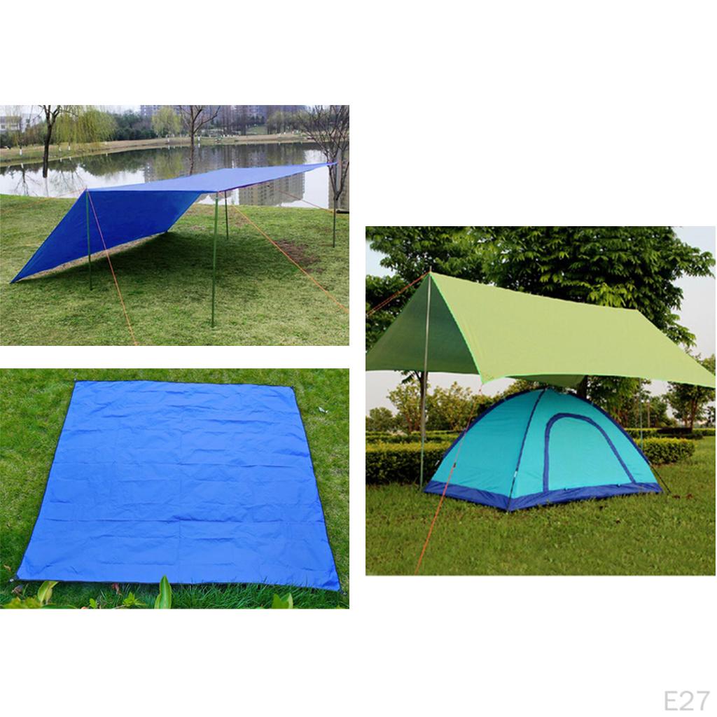 1-4 Person Ultralight Waterproof Tent Tarp Footprint Ground Sheet Mat, for Camping, Hiking, Picnic,