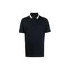 Striped Logo Pattern Embroidered Pullover Short Sleeve Polo Shirt Men Polo Shirts Navy-Blue 6R1FB8-1JTKZ-9T1