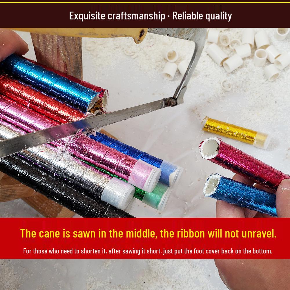 Jazz Dance Cane Prop for Adults and Children - Toddler Performance Belly Dance Rattan Cane