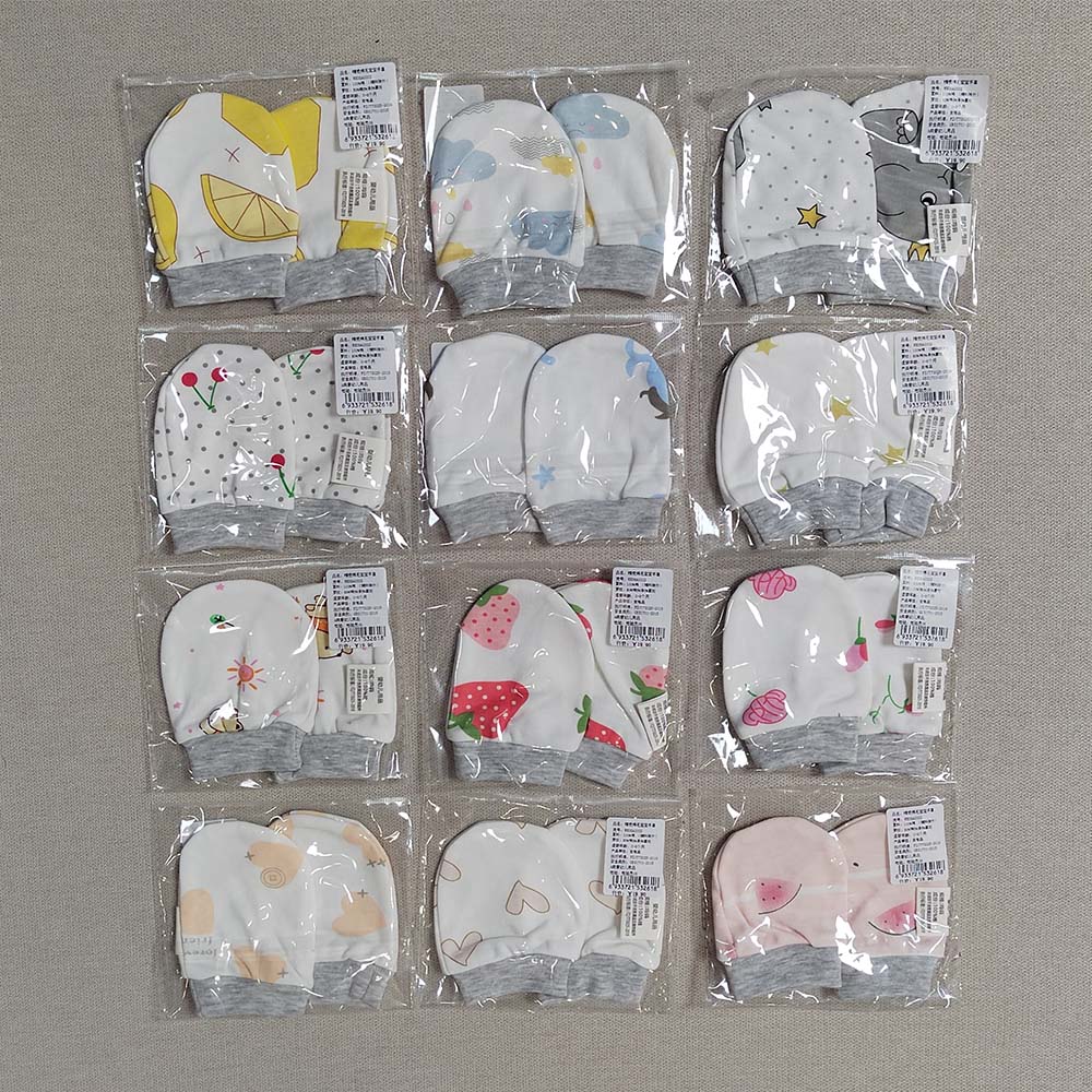 5 Paar/Set Baby-Baumwollfäustlinge, weich, für Neugeborene, Anti-Fress-Handschuhe, Anti-Kratz-Handschuhe, Gesichtsschutzhandschuhe für Babys von 0-3 Monaten