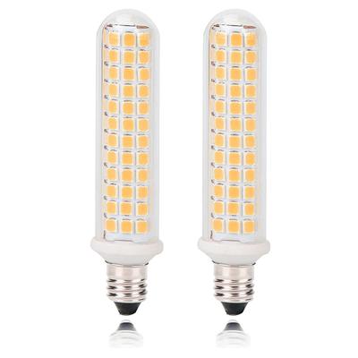 HXWY 9W E11 LED Bulb, E11 Base, Equivalent To a 100W Halogen Lamp, 100V, 1100LM, Omnidirectional Wide Beam, Warm White 3000K (Pack of 2)
