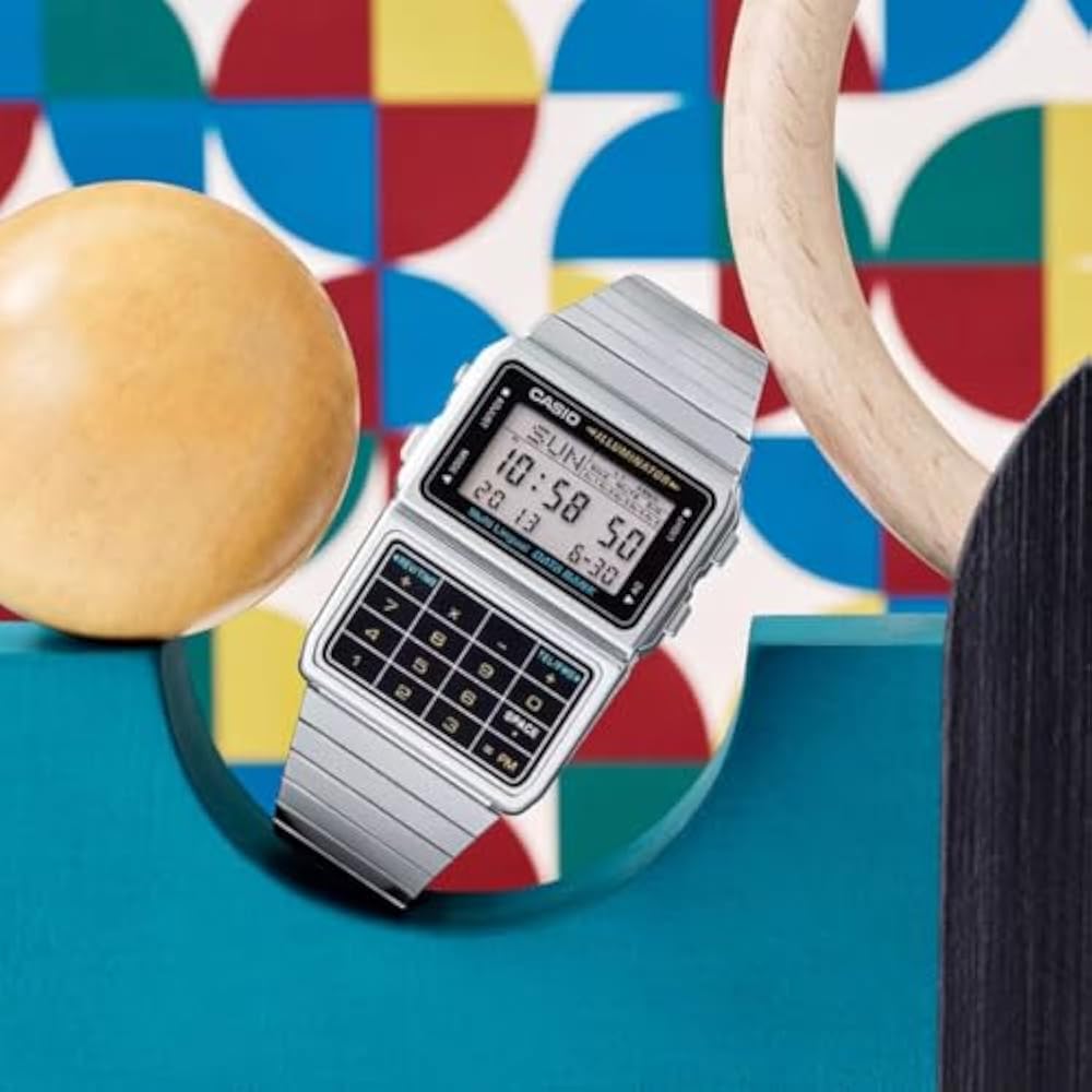 CASIO CASIO DATA BANK DATA BANK Unisex watch DBC-611-1DF Silver Overseas model [Watch] Reimported