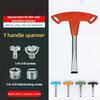 T Handle Screwdriver 1/4 3/8 Wrench Anti-slip High Hardness Alloy Steel for Camera Quick Release Plate Repair