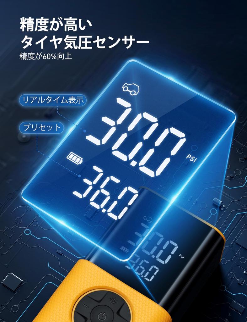AstroAI L7S Electric Air New for for Motorcycles and Compatible with and LED and Strobe Smart Portable and Includes Storage Bag and Japanese