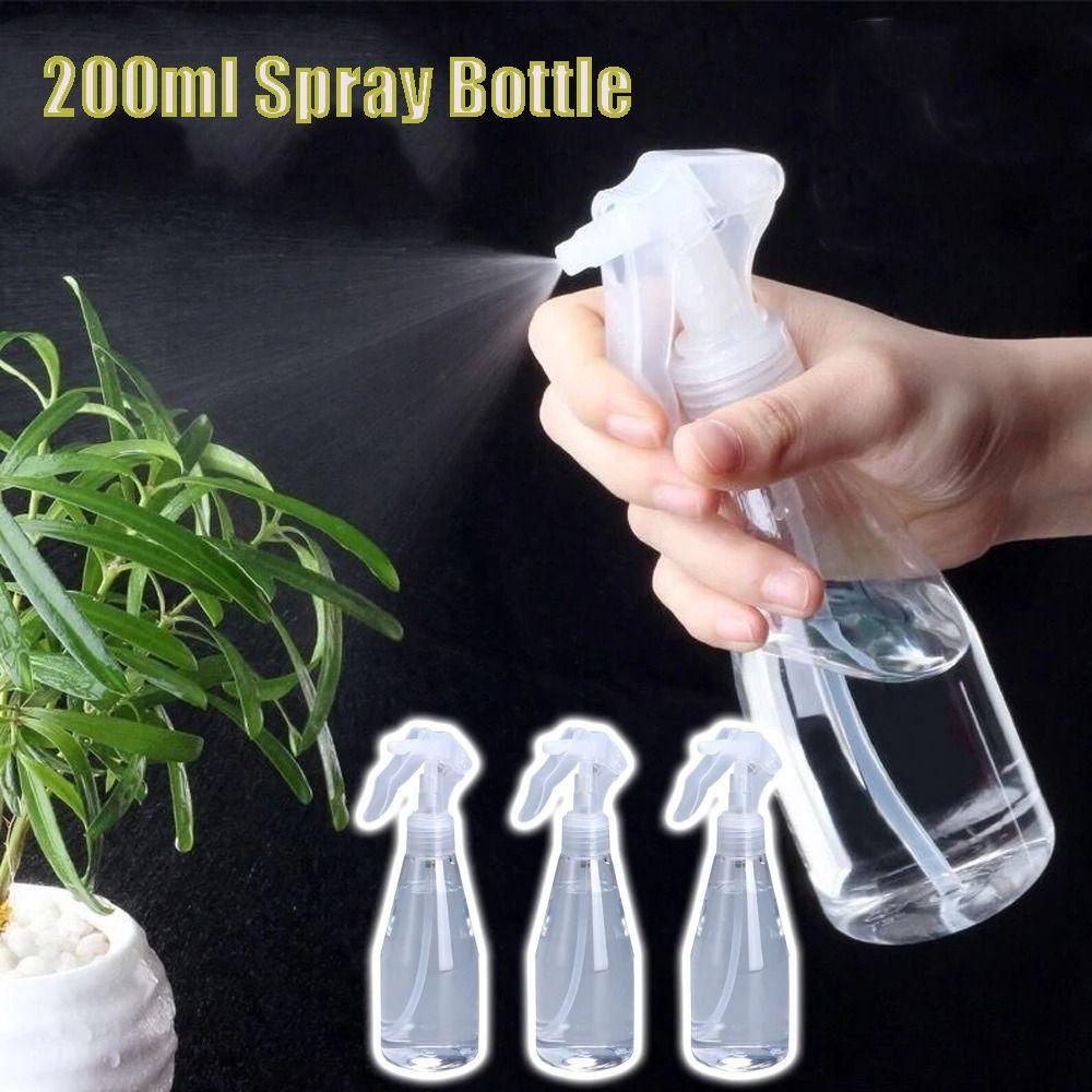 200ml Capacity Spray Bottle Hand Trigger Plastic Refill Bottle Cleaning Spray Refillable Atomizer Kitchen Gardening Tools