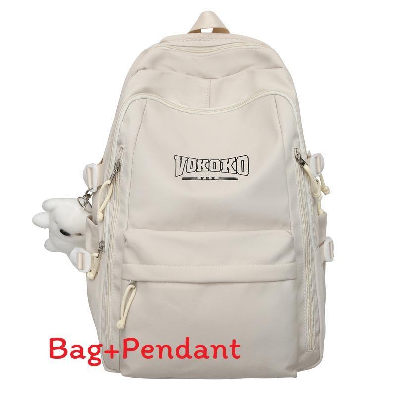 

Youth Travel Backpack With Durable Nylon Material And Padded Back For Students белый