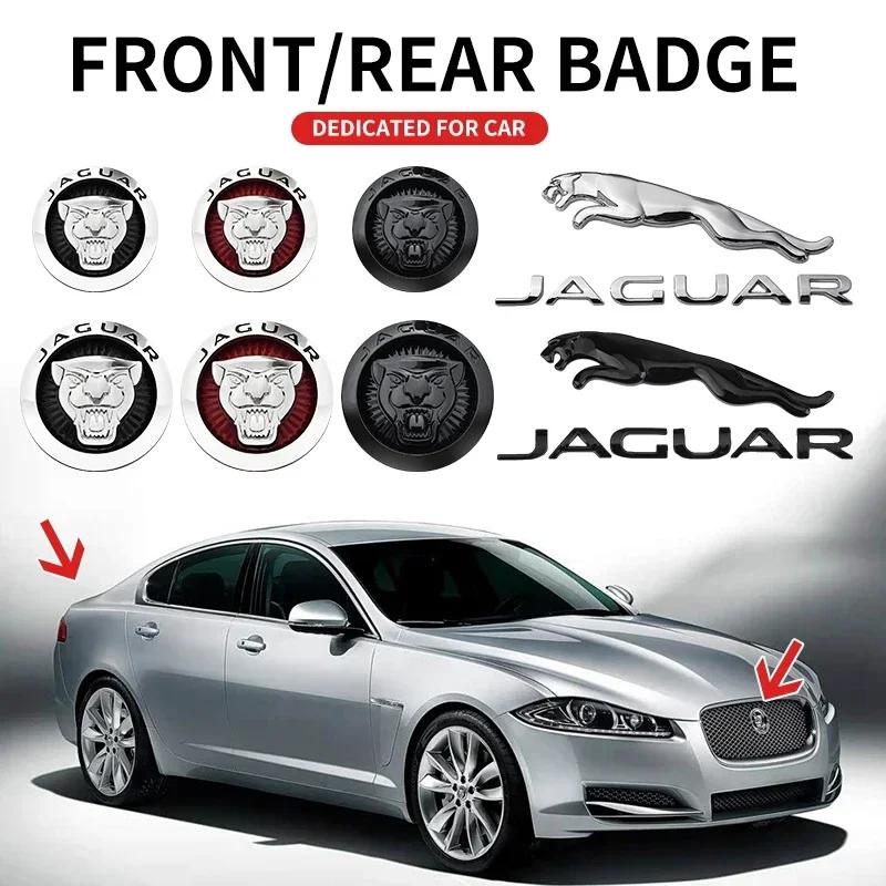 ABS Car Hood Front Bonnet Grill Rear Trunk Emblem Logo Badge Sticker Decal For Jaguar F-PACE XE XF E-PACE F-TYPE JEA XJ X-TYPE JLL50