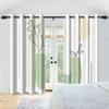 Lichtblockierende Abstrakte Linienkunst Vorhänge Beige Marine Minimalistische Schlafzimmer Wohnzimmer Dekor Thermische Fenster Vorhänge Modern Polyester Waschbar